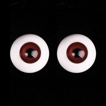 16MM red & brown color eyeballs