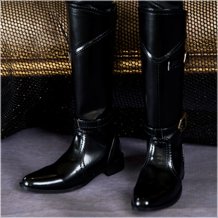70+ European Knight boot (black)