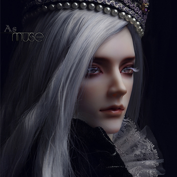 Grayish purple western-style curly wig ( The duke of Lanling)