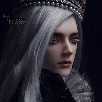 Grayish purple western-style curly wig ( The duke of Lanling)