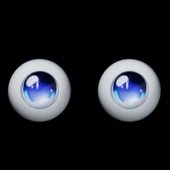 20mm Doris Cartoon eyes -- Blue Sea