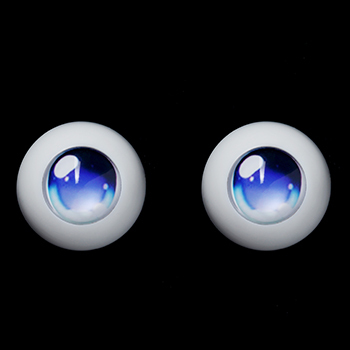 20mm Doris Cartoon eyes -- Blue Sea