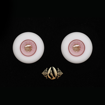 14mm pink gold eyeballs