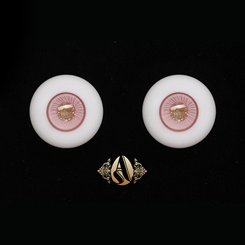 14mm pink gold eyeballs