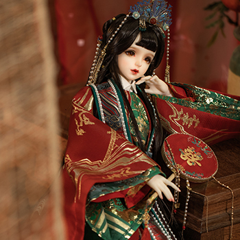 1/3 Princess ChangpingRed Wedding dress