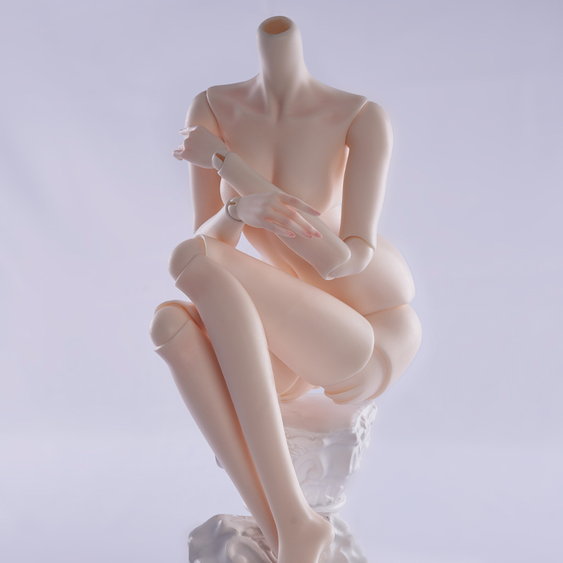 60CM Older girl regular chest with high heel legs