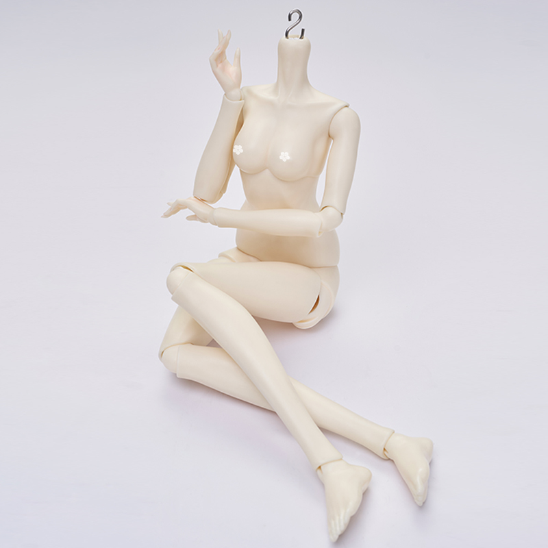 60CM Older girl regular chest with flat foot legs
