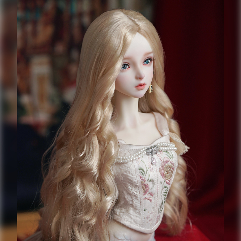 1/3 blond long curly wig