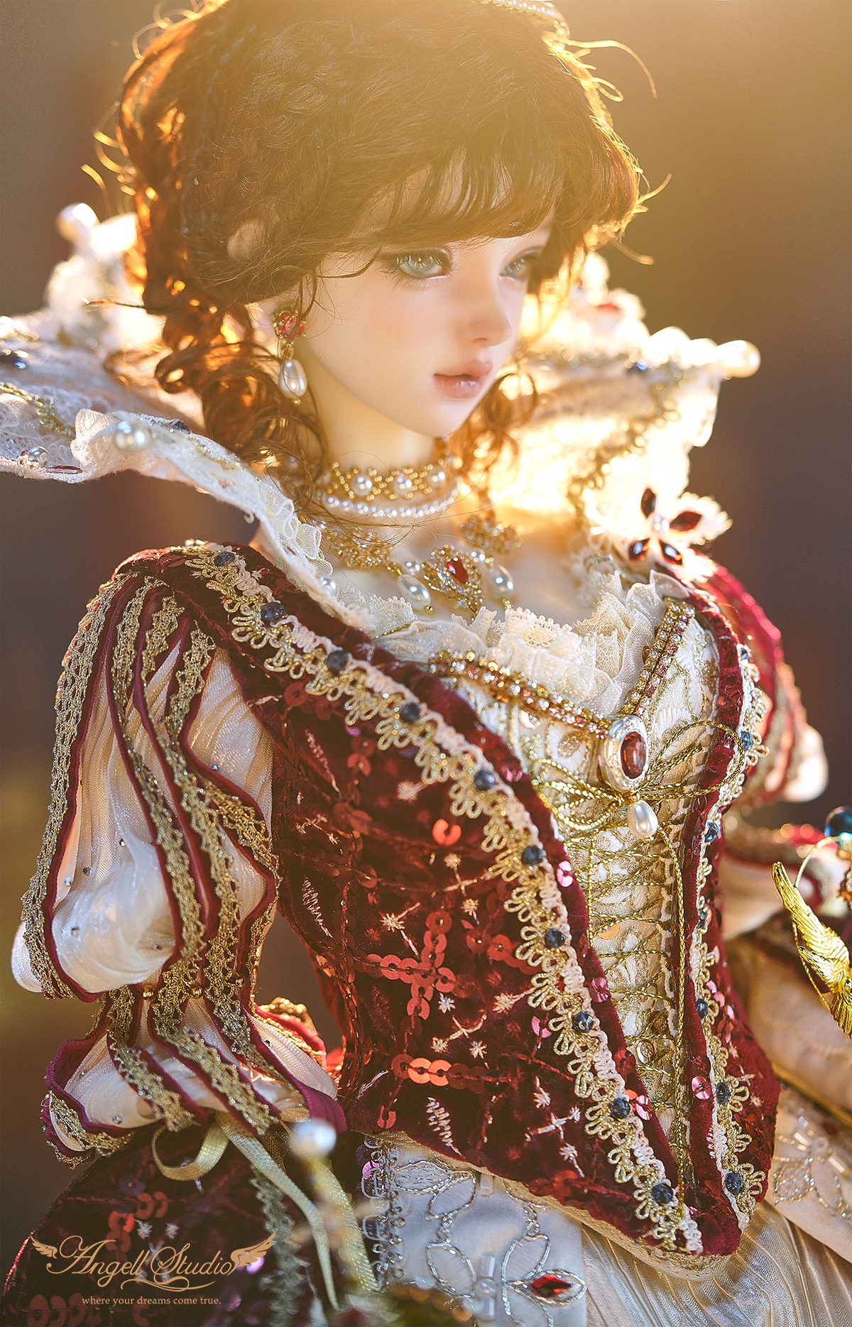 Angell Studio シャルロッテ　ヘッド＆ボディ　キャストドール SD/シャルロッテ in my closet room ver. U-24-03-06-216-TN-ZU - DOLL UP!