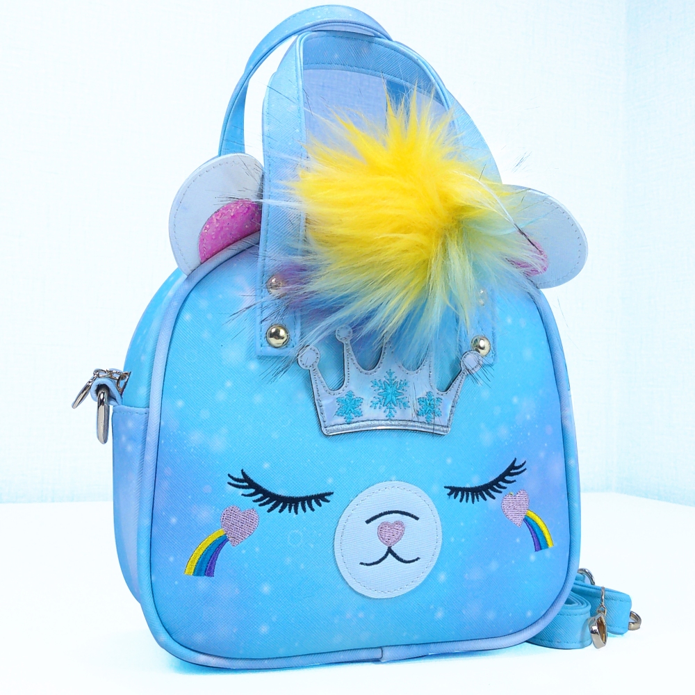 Cute cartoon bear mini fashion bag, portable small bag, mobile phone bag