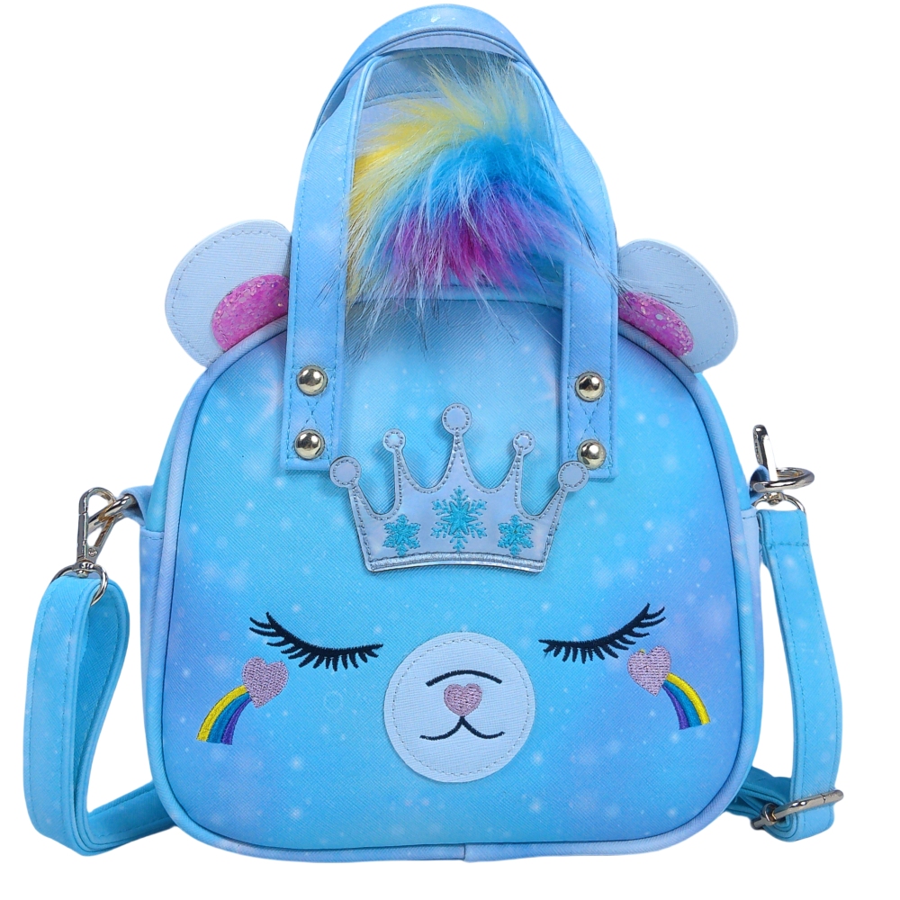 Cute cartoon bear mini fashion bag, portable small bag, mobile phone bag