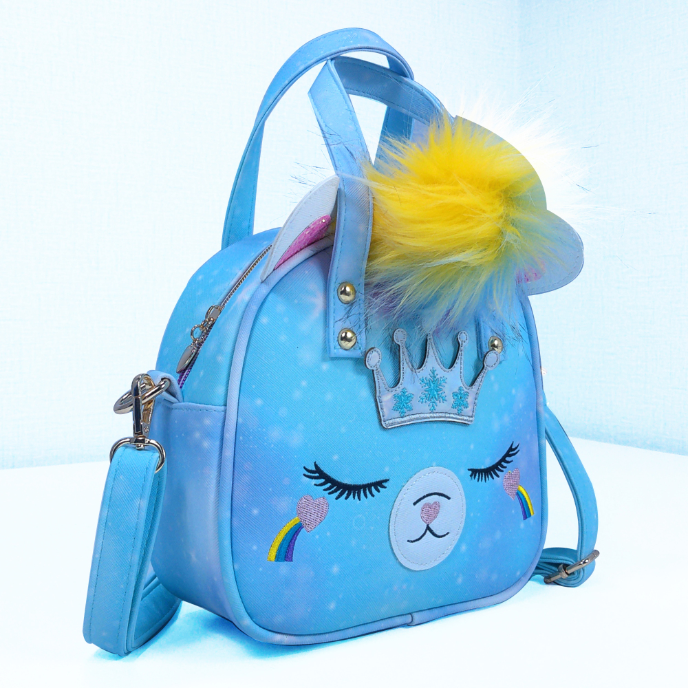 Cute cartoon bear mini fashion bag, portable small bag, mobile phone bag