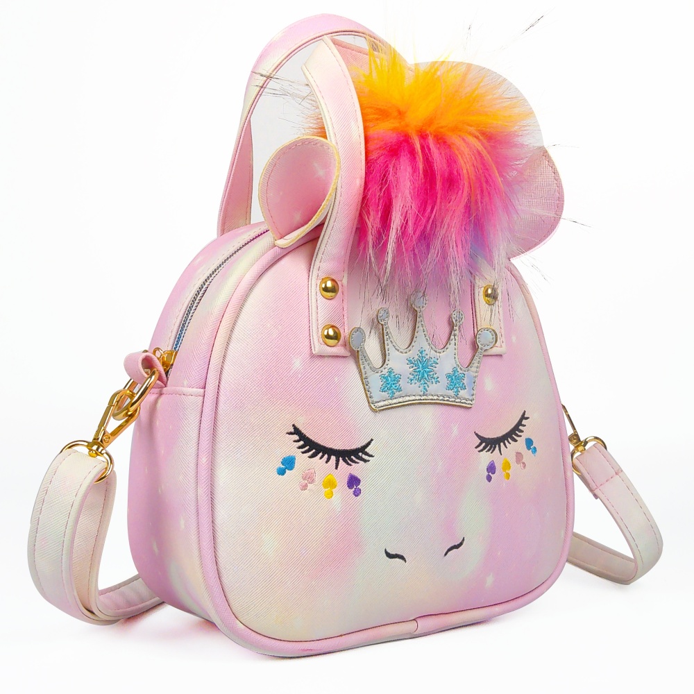 Cute unicorn, portable, waterproof, small satchel bag with change for mobile phones