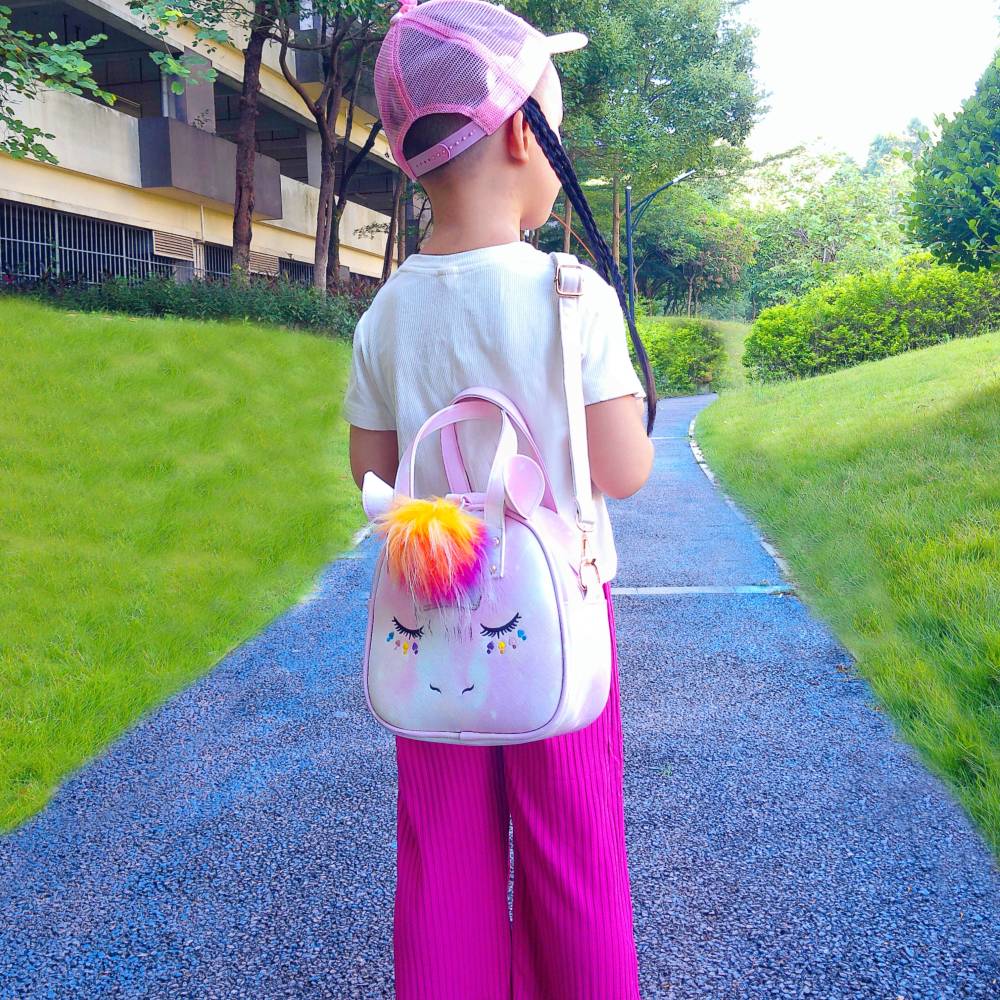 Cute unicorn, portable, waterproof, small satchel bag with change for mobile phones