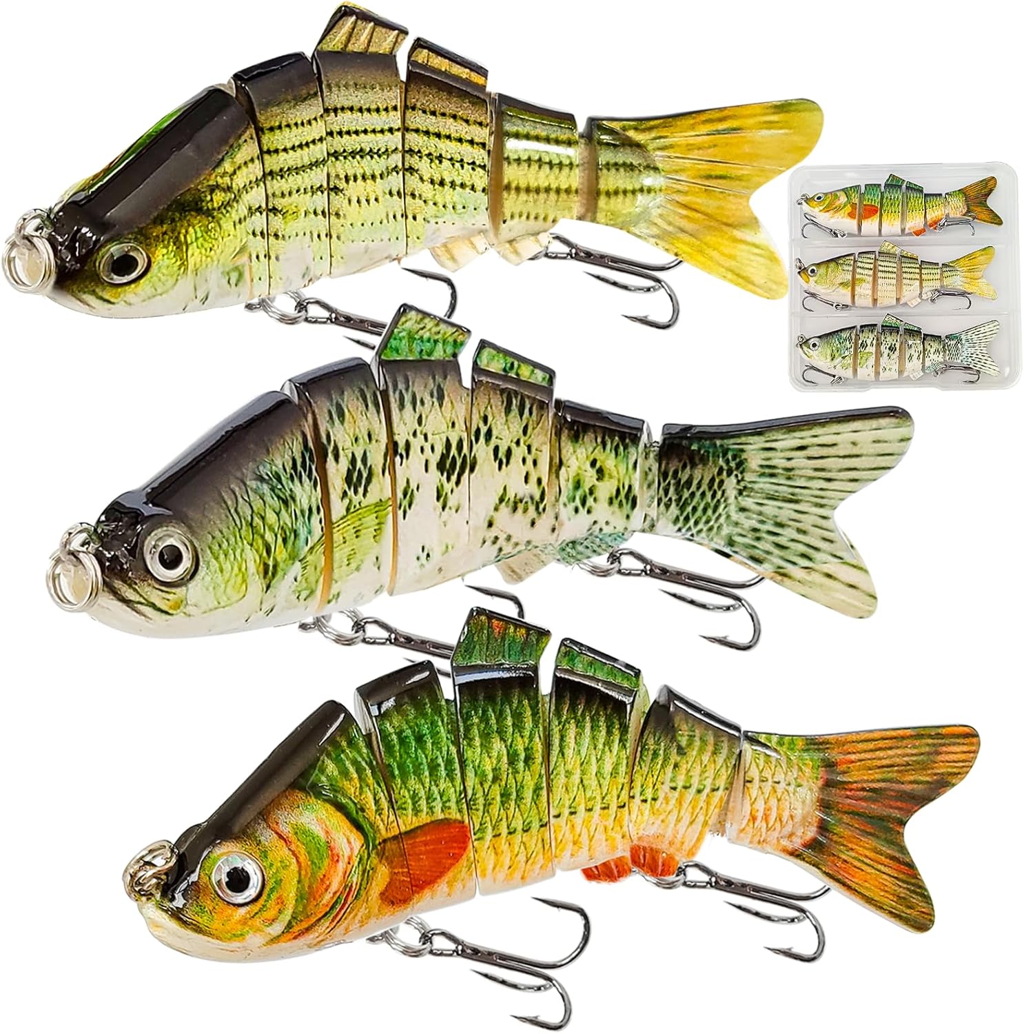 bass lures swimbait Facikono for Jig Head Soft Swimbait, 6-Pack 6 Colors Plastic Bait for Saltwater/Freshwater Fishing : Sports & Outdoors If youre ready to take your swimbait game to the next level 7-Segment Lifelike Swimbait Slow