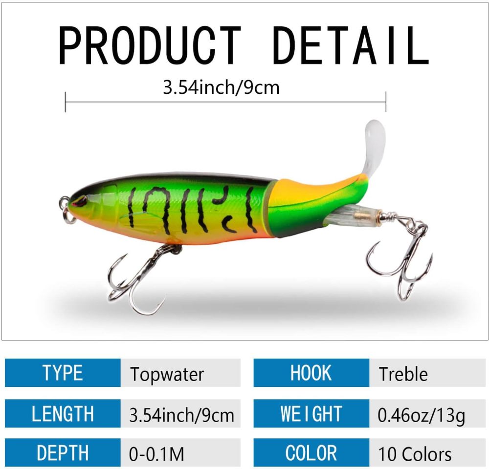 Plopper Fishing Lures size