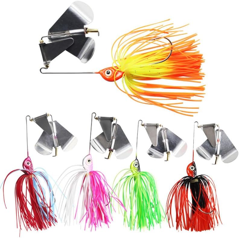 Leurre De Pêche Spinnerbait - Chatterbait Pour Bar Et Poissons De Mer - NEUF