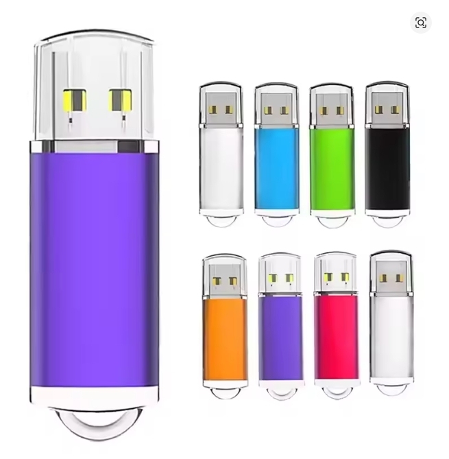 50PCS/ Color Industrial-grade Plastic Metal USB flash drive 1GB/2GB/4GB/8GB/16GB