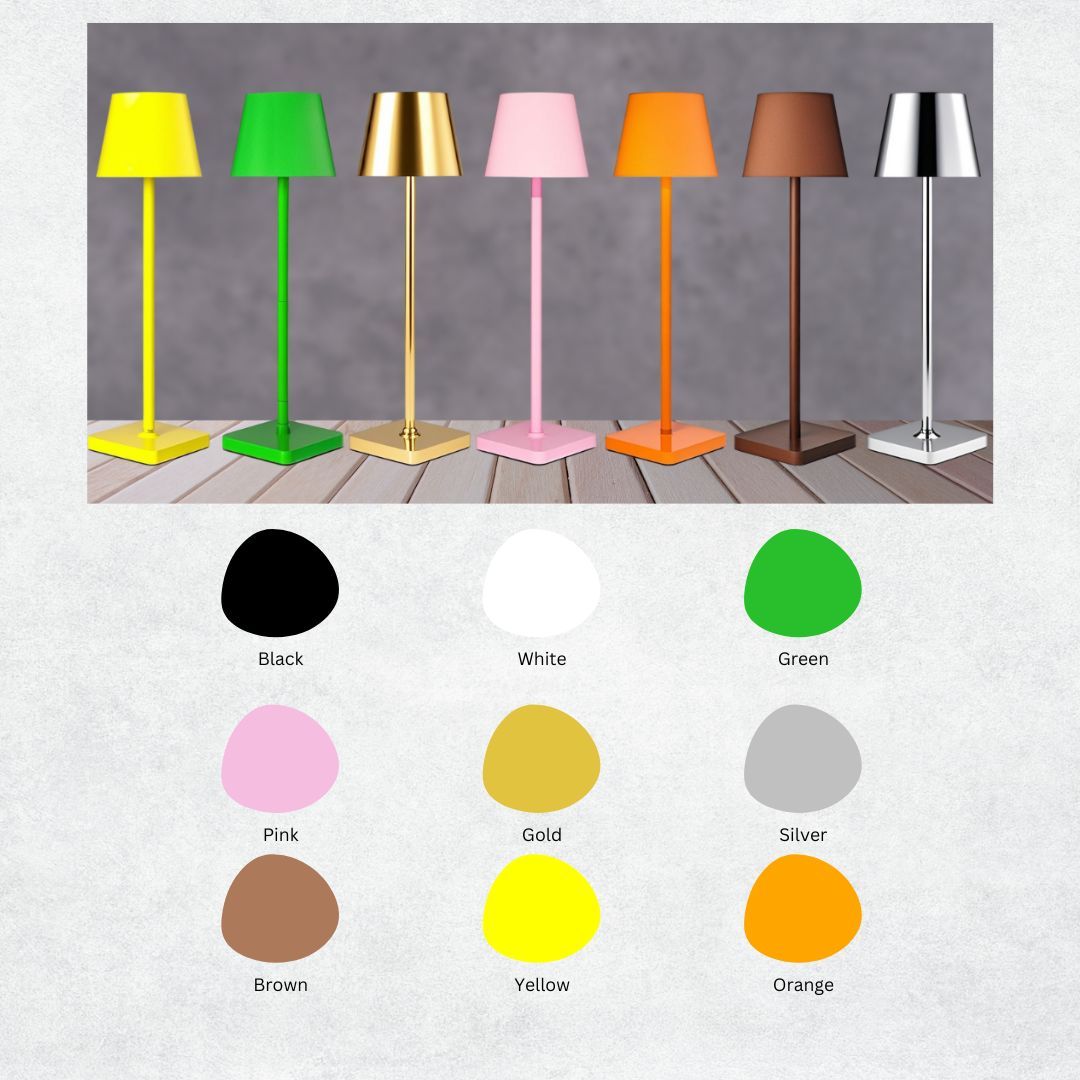 High-legged table lamps are used in dining tables and bars