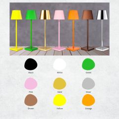 High-legged table lamps are used in dining tables and bars