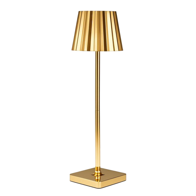 High-legged table lamps are used in dining tables and bars