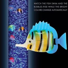 Magical Swimming Fish Bubble Lamp with Color Changing Lights