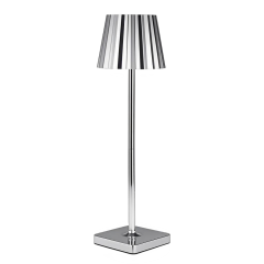 High-legged table lamps are used in dining tables and bars