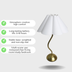 Baiyeco Tischlampe Glühbirne Ladung Moderne Tischlampen