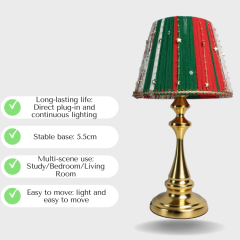 Baiyeco Table Lamp Christmas Bedside Table Lamps