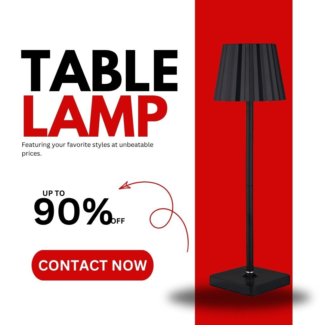 Baiyeco Table Lamp USB Rechargeable Battery Table Lamp