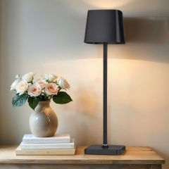 Baiyeco Tischlampe, USB-wiederaufladbare Batterie-Tischlampe