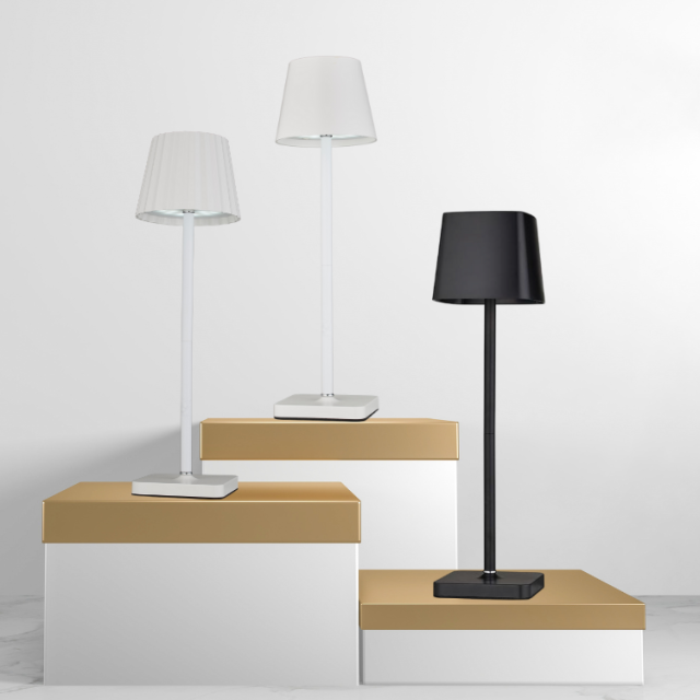 Baiyeco Tischlampe, USB-wiederaufladbare Batterie-Tischlampe