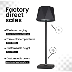 Baiyeco Table Lamp USB Rechargeable Battery Table Lamp