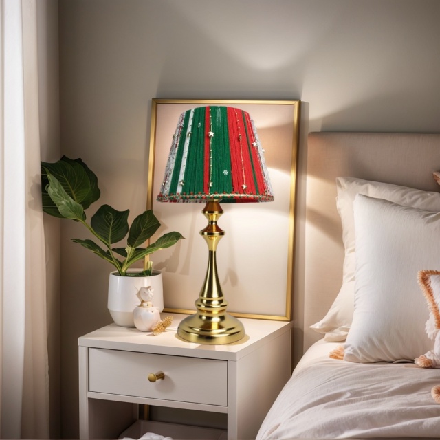 Baiyeco Table Lamp Christmas Bedside Table Lamps