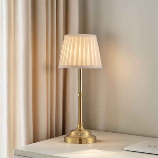 Lampe de table Baiyeco Lampe de table à batterie rechargeable USB