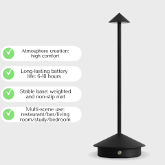 Baiyeco Light restaurant table lamps