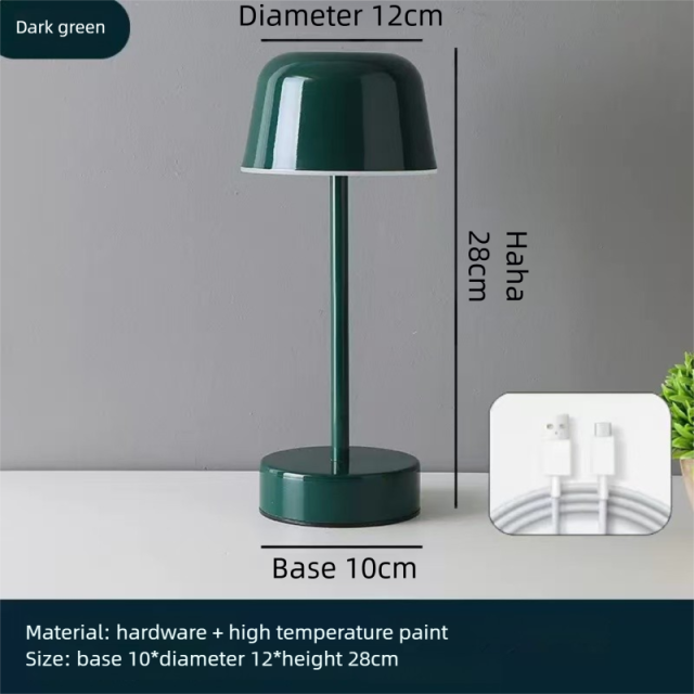 مصابيح طاولة جانبية من Baiyeco Light مقاس 28 سم