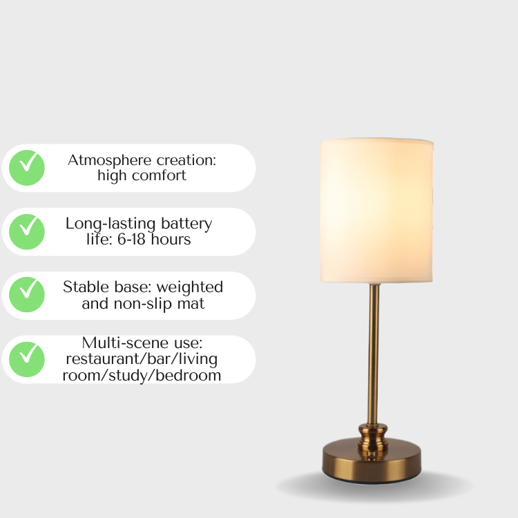 Baiyeco Table Lamp Small Table Lamps Light bulb