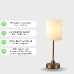 Baiyeco Table Lamp Small Table Lamps Light bulb