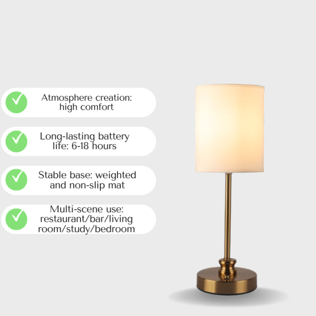 Baiyeco Table Lamp Small Table Lamps Light bulb