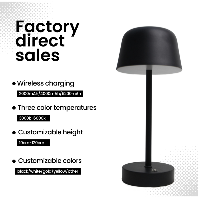 مصابيح طاولة جانبية من Baiyeco Light مقاس 28 سم