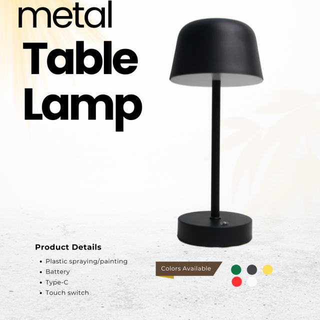 مصابيح طاولة جانبية من Baiyeco Light مقاس 28 سم