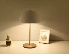 Baiyeco LED Light Bedside Table Lamp Metal Material