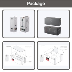 Baiyeco LED Light Bedside Table Lamp Metal Material