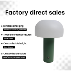 Baiyeco Table Lamp Commercial Lighting Supplier LED Mushroom Table Lamp