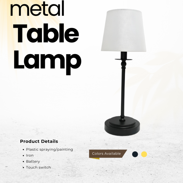 Baiyeco Table Lamp USB Rechargeable Battery Table Lamp