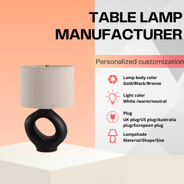 Baiyeco Light Pearl Style Wedding Table Lamp