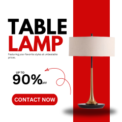 Baiyeco LED Luxury Cordless Table Lamps Iron+Fabric Lampshade