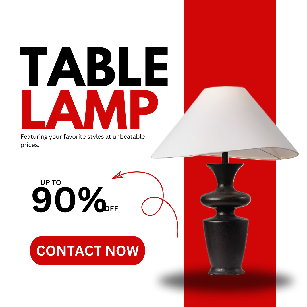 Baiyeco LED Shop Table Lamps Fabric Lampshade