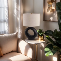 Baiyeco Light Pearl Style Wedding Table Lamp